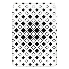Square Diagonal Pattern Monochrome Removable Flap Cover (s) by Pakrebo
