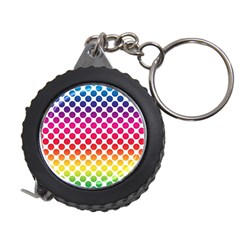 Polka Dots Spectrum Colours Dots Measuring Tape by Pakrebo
