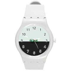 Bus Round Plastic Sport Watch (m)