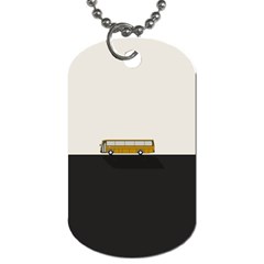 Bus Dog Tag (one Side) by Valentinaart