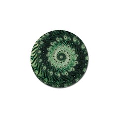 Fractal Art Spiral Mathematical Golf Ball Marker (4 pack)