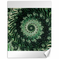 Fractal Art Spiral Mathematical Canvas 12  x 16 