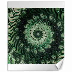 Fractal Art Spiral Mathematical Canvas 16  x 20 