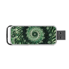 Fractal Art Spiral Mathematical Portable USB Flash (One Side)