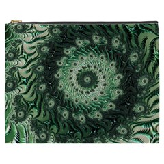 Fractal Art Spiral Mathematical Cosmetic Bag (XXXL)