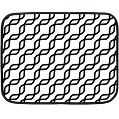 Diagonal Stripe Pattern Fleece Blanket (mini) by Pakrebo