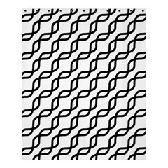 Diagonal Stripe Pattern Shower Curtain 60  X 72  (medium) 