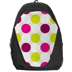 Polka Dots Spots Pattern Seamless Backpack Bag by Pakrebo