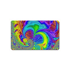 Fractal Neon Art Artwork Fantasy Magnet (Name Card)