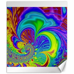 Fractal Neon Art Artwork Fantasy Canvas 20  x 24 