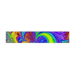 Fractal Neon Art Artwork Fantasy Flano Scarf (Mini)