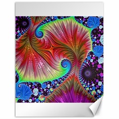 Fractal Art Fractal Colorful Canvas 18  X 24  by Pakrebo