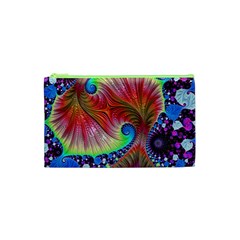 Fractal Art Fractal Colorful Cosmetic Bag (xs)