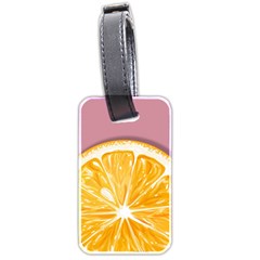 Pop Art Orange  Luggage Tags (two Sides) by Valentinaart