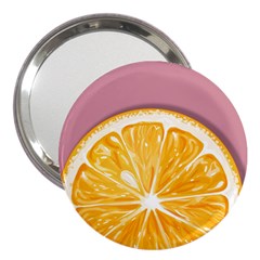 Pop Art Orange  3  Handbag Mirrors