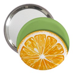 Pop Art Orange  3  Handbag Mirrors