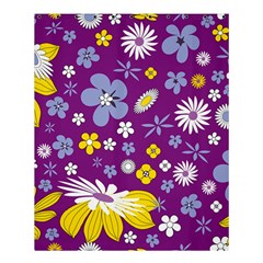 Floral Flowers Wallpaper Paper Shower Curtain 60  X 72  (medium)  by Pakrebo