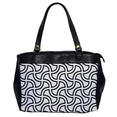 Pattern Monochrome Repeat Oversize Office Handbag by Pakrebo