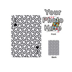 Pattern Monochrome Repeat Playing Cards 54 (mini) by Pakrebo
