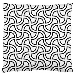 Pattern Monochrome Repeat Standard Flano Cushion Case (one Side) by Pakrebo