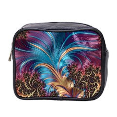 Fractal Art Artwork Psychedelic Mini Toiletries Bag (two Sides) by Pakrebo