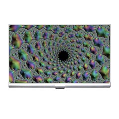 Fractal Rainbow Art Artwork Design Business Card Holder by Pakrebo