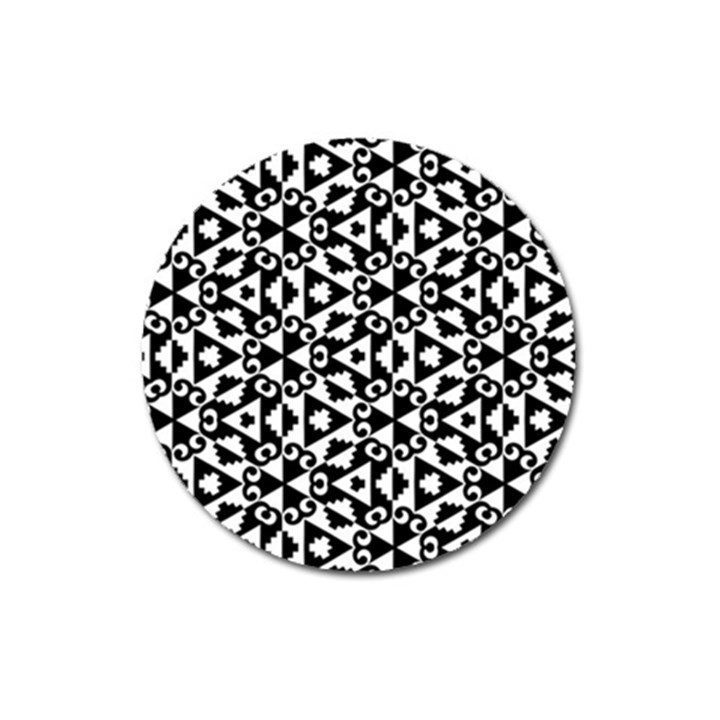 Geometric Tile Background Magnet 3  (Round)