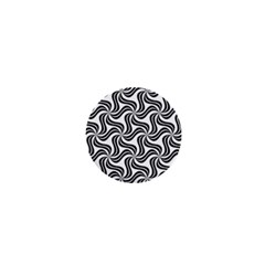 Soft Pattern Repeat Monochrome 1  Mini Magnets by Pakrebo