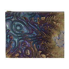 Fractal Art Artwork Globular Cosmetic Bag (xl) by Pakrebo