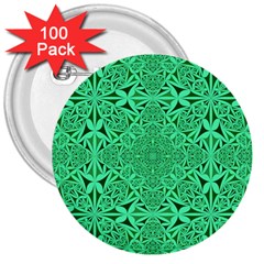 Triangle Background Pattern 3  Buttons (100 Pack)  by Pakrebo