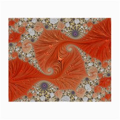 Fractal Art Artwork Pattern Fractal Small Glasses Cloth (2-side) by Pakrebo