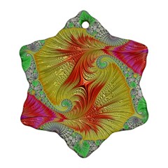 Fractal Artwork Fractal Artwork Ornament (snowflake) by Pakrebo