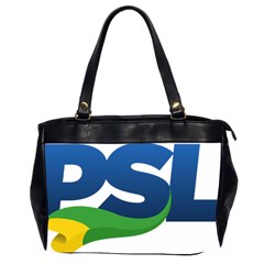 Logo Of Brazil Social Liberal Party Oversize Office Handbag (2 Sides) by abbeyz71