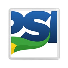 Logo Of Brazil Social Liberal Party Memory Card Reader (square) by abbeyz71