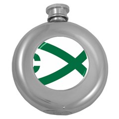 Logo Of Social Christian Party Of Brazil Round Hip Flask (5 Oz) by abbeyz71