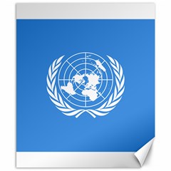 Flag Of United Nations Canvas 8  X 10  by abbeyz71