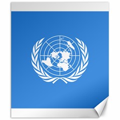 Flag Of United Nations Canvas 20  X 24  by abbeyz71