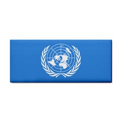 Flag Of United Nations Hand Towel by abbeyz71