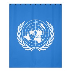 Flag Of United Nations Shower Curtain 60  X 72  (medium)  by abbeyz71