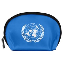 Flag Of United Nations Accessory Pouch (large) by abbeyz71