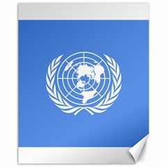 Flag Of United Nations, 1945-1947 Canvas 11  X 14  by abbeyz71