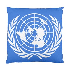 Square Flag Of United Nations Standard Cushion Case (two Sides) by abbeyz71