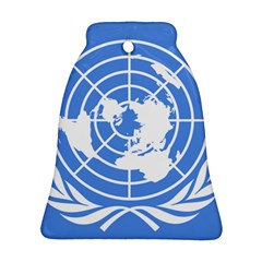 Square Flag Of United Nations Bell Ornament (two Sides) by abbeyz71