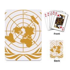 Emblem Of United Nations Playing Cards Single Design by abbeyz71