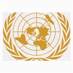 Emblem Of United Nations Large Glasses Cloth by abbeyz71