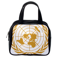 Emblem Of United Nations Classic Handbag (one Side) by abbeyz71