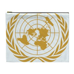 Emblem Of United Nations Cosmetic Bag (xl) by abbeyz71