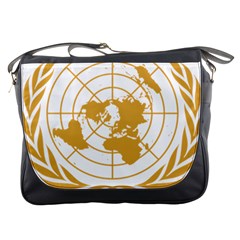 Emblem Of United Nations Messenger Bag by abbeyz71