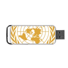 Emblem Of United Nations Portable Usb Flash (two Sides) by abbeyz71