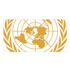 Emblem Of United Nations Satin Shawl by abbeyz71